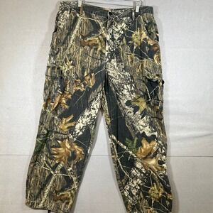 Field Staff Mossy Oak Camo Cargo Pants Mens Size 42 hunting fishing